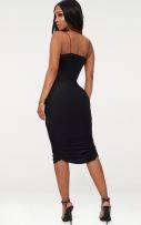Black Dress Medium Length-4