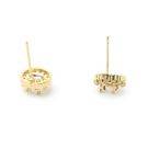 Zirconia earrings and small size-2