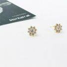 Zirconia earrings and small size-3