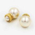 Double pearl earring-2