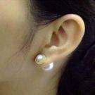 Double pearl earring-5