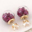 Double Side earrings are filled with crystal-2