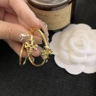 Tory Burch metal large hoop earrings-3