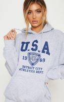 Blouse Hoodie logo United States of America-3