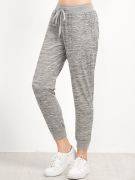 Casual pants with gray waistband-2