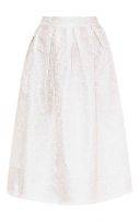 White skirt with ruffles and tassels-3