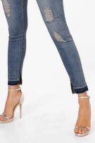 High-heeled tight jeans-3