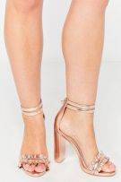 High heel pink shoes-4