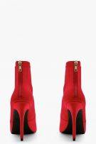 حذاء هاف بوت احمر-3