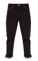 Black trousers with high waist-3