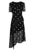 Black Chiffon Dress-2