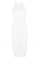 White Dress Medium Length-5