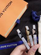 Louis Vuitton Crystal Black Logo Bracelet-1