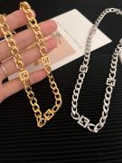 Large Fendi chain necklace-5