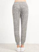 Casual pants with gray waistband-4