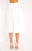 White skirt with ruffles and tassels-4