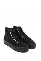 Black sports shoes-4