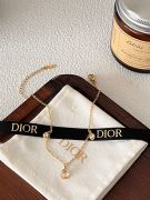 Dior gold zircon anklet-1