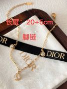 Dior gold zircon anklet-2