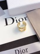 Dior wide gold logo ring-1