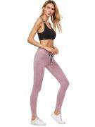 Sport pants with elastic strap on the waist-4