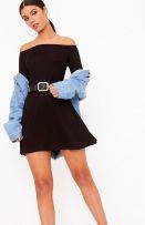 Black Garouleh Short Dress-5