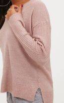 Pink knitted sweater-5