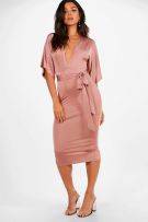 Dress Pink Medium Length Bohoo-3