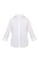 White summer blouse is nice linen-3