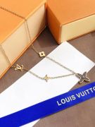 Louis Vuitton Black Flower Necklace-2