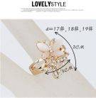 Crystal Butterfly Ring-2
