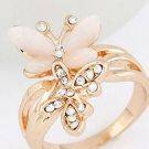 Crystal Butterfly Ring-3
