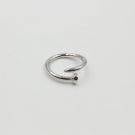 Round rounded nail ring-2