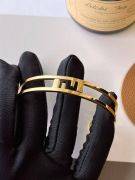 Fendi gold logo bracelet-2