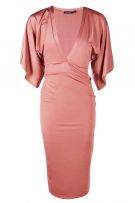 Dress Pink Medium Length Bohoo-5