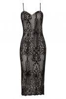 Black Dress Medium Length-6