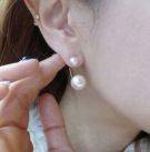 Earring Pearls Double Side Lulu-6