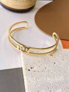 Fendi gold logo bracelet-3