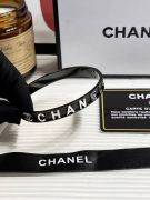 Chanel black edition logo bracelet-4