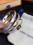 Louis Vuitton Crystal Black Logo Bracelet-4