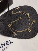 Double layer gold Chanel anklet-2