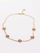 Tory Burch scalloped chain necklace-2