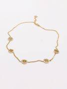 Tory Burch scalloped chain necklace-3