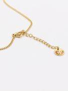 Tory Burch scalloped chain necklace-8