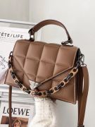 Leather middle bag for women-11