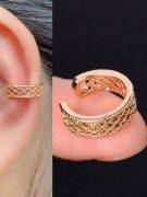 Metal clip earring-12