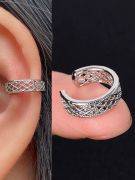 Metal clip earring-13