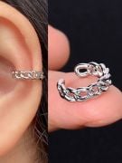 Metal clip earring-15