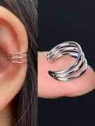 Metal clip earring-16