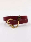 Bvlgari leather bracelet, two layers-1